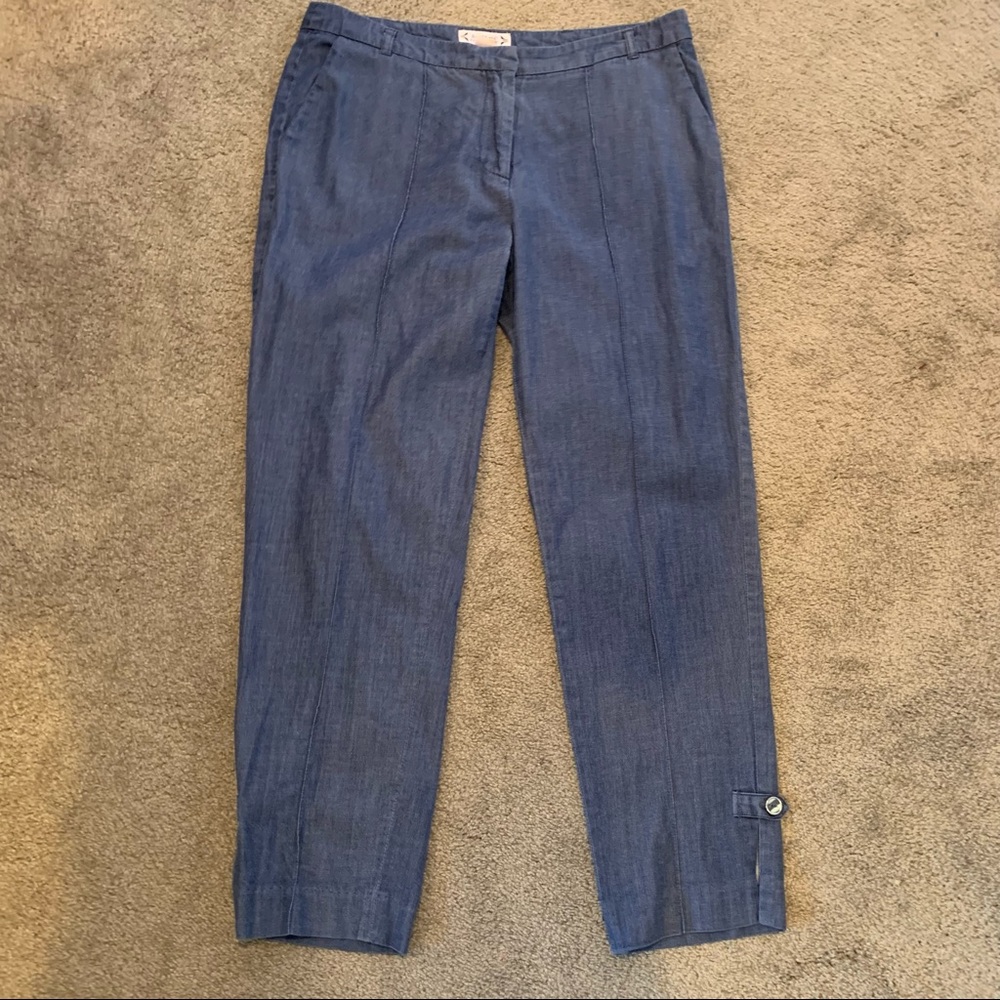 Nanette Lepore Cropped Denim Pants